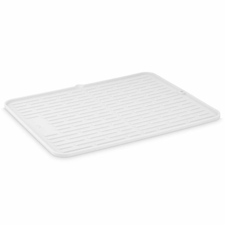 White silicone dish drying mat sale